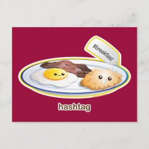 Hashtag Postcard