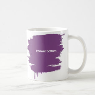 HASHTAG POWER BOTTOM COFFEE MUG