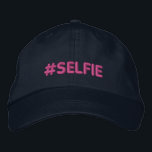 Hashtag Selfie Embroidered Hat<br><div class="desc">Hashtag Selfie embroidery. 




Introducing</div>