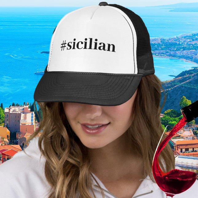 Hashtag Sicilian Trucker Hat (Creator Uploaded)