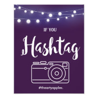 Hashtag sign