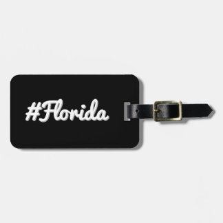 Hashtag State of Florida FL Luggage Tag