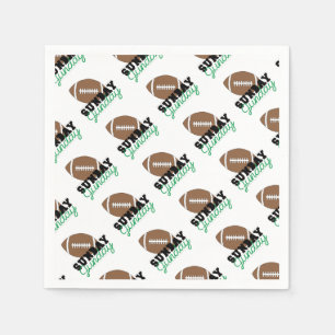 Hashtag Sunday Funday Family Time Weekend Fun Art Napkin