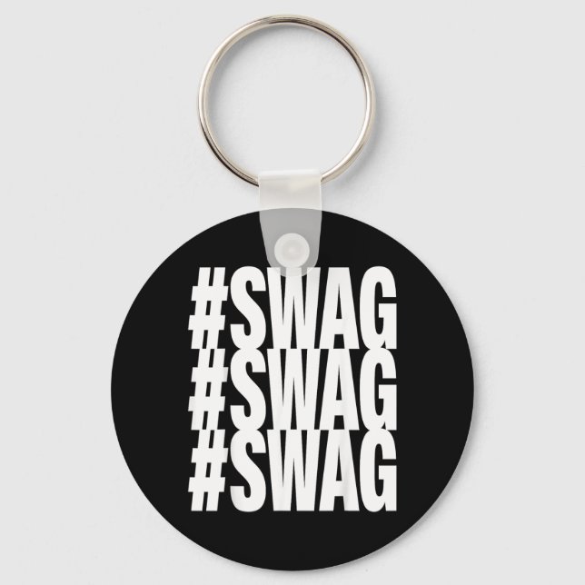 Hashtag Swag Key Ring (Front)