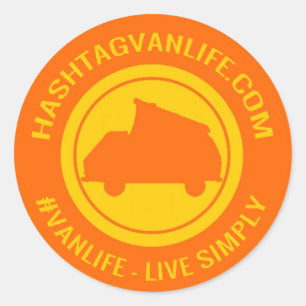 Hashtag Vanlife Sticker
