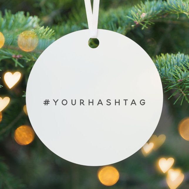Hashtag | Your Modern Trending Social Media # Metal Tree Decoration (Creator Uploaded)