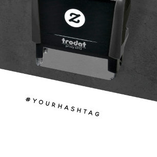 Hashtag   Your Modern Trending Social Media # Self-inking Stamp