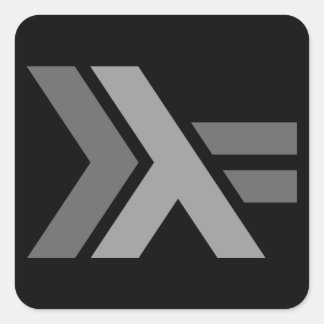 Haskell Thompson-Wheeler logo Square Sticker