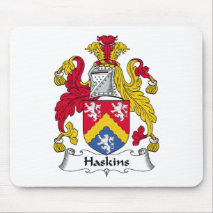 Haskins Family Crest Mouse Mat