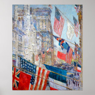 Hassam - Allies Day May 1917 Poster