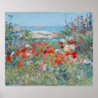 Hassam - Celia Thaxter's Garden Maine 1890