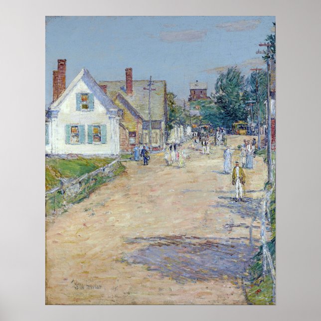 Hassam - East Gloucester End Of The Trolley Line … Poster (Front)