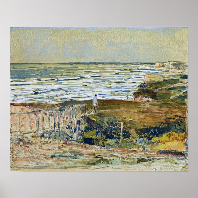 Hassam - Montauk Fisherman 1921 Poster (Front)