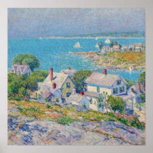 Hassam - New England Headlands 1930 Poster