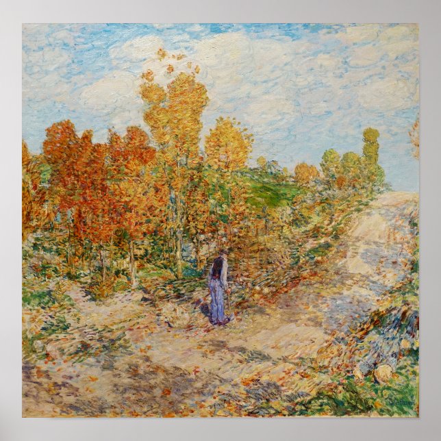 Hassam - New England Road 1902 Poster (Front)