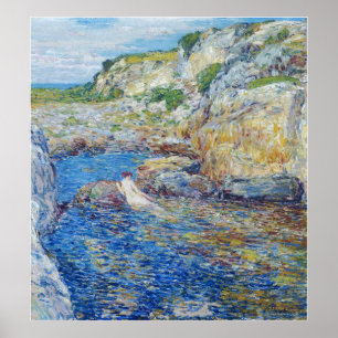 Hassam - Rockweed Pool 1902 Poster
