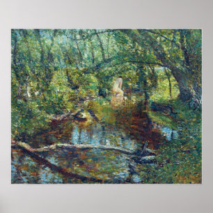 Hassam - Sunlight Brook 1908 Poster