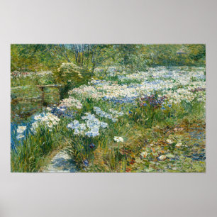Hassam - The Water Garden 1909 Poster