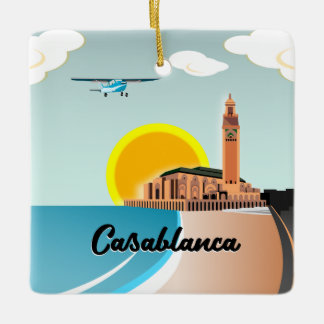 Hassan II Mosque Casablanca Morocco Ceramic Ornament