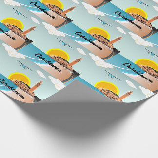 Hassan II Mosque Casablanca Morocco Wrapping Paper