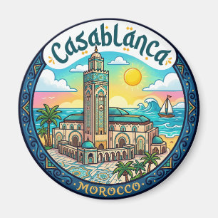 Hassan II Mosque Morocco Magnet