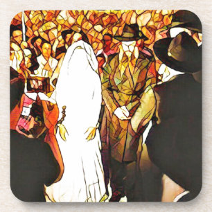 Hassidic Wedding Coaster