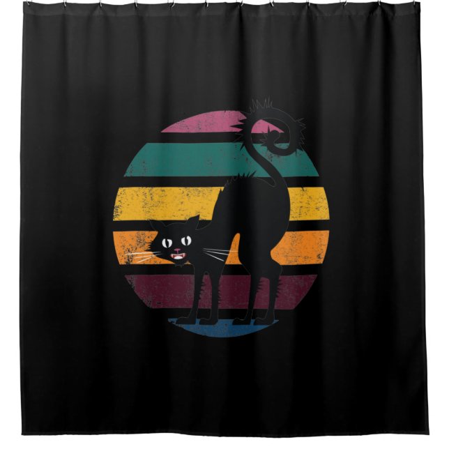Hassing Cat Shower Curtain (Front)