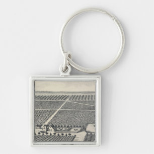 Hastie Vineyard, California Key Ring