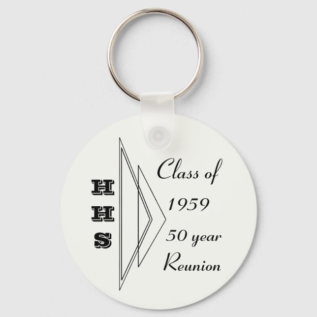 Hastings class of 1959 50 year reunion key ring (Front)