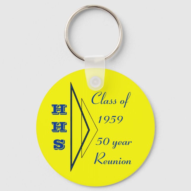 Hastings class of 1959 50th reunion key ring (Front)