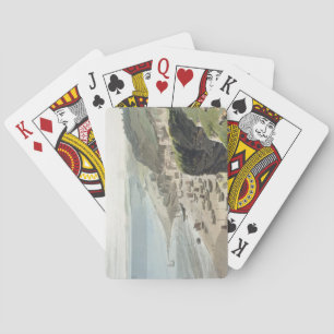Hastings, from the East Cliff, from 'A Voyage Arou Playing Cards