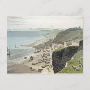Hastings, from the East Cliff, from 'A Voyage Arou Postcard