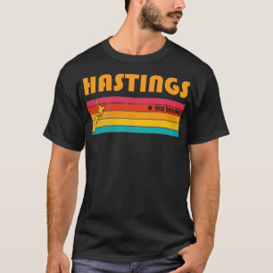 Hastings New Zealand Vintage Distressed Souvenir T-Shirt