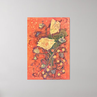Hasuha no Yume: Dream of the Fading Lotus Canvas Print