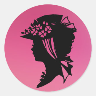 Hat 18 pink ice  AH2010 Classic Round Sticker