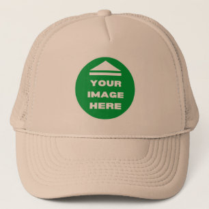 Hat - Add Your Image - Khaki - Personalized