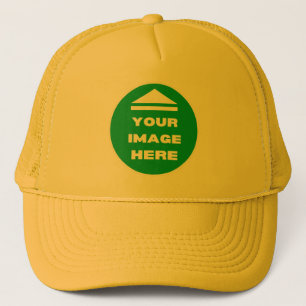 Hat - Add Your Image - Yellow - Personalised