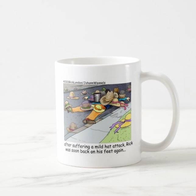 Hat Attack Funny Gifts Tees & Collectibles Coffee Mug (Right)