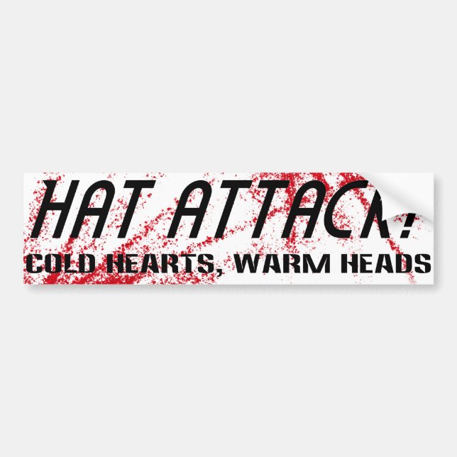 HAT ATTACK Sticker - cold hearts (Front)