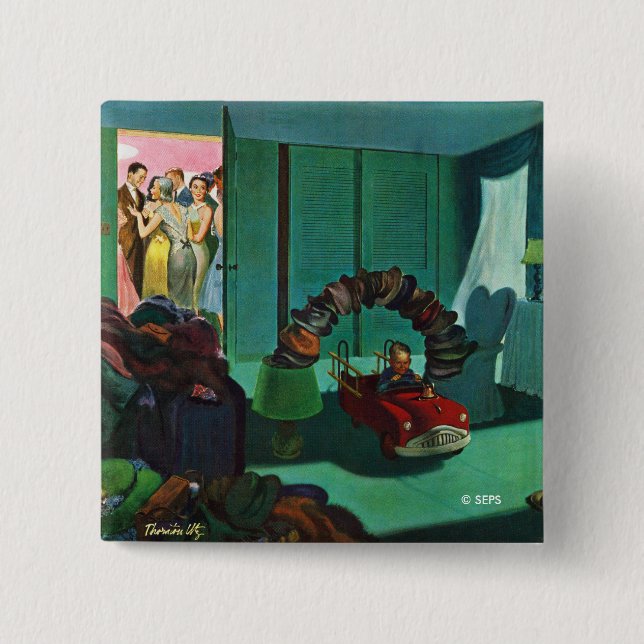 Hat Bridge 15 Cm Square Badge (Front)