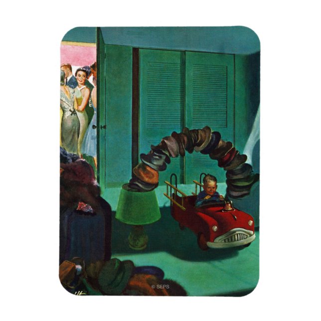 Hat Bridge Magnet (Vertical)