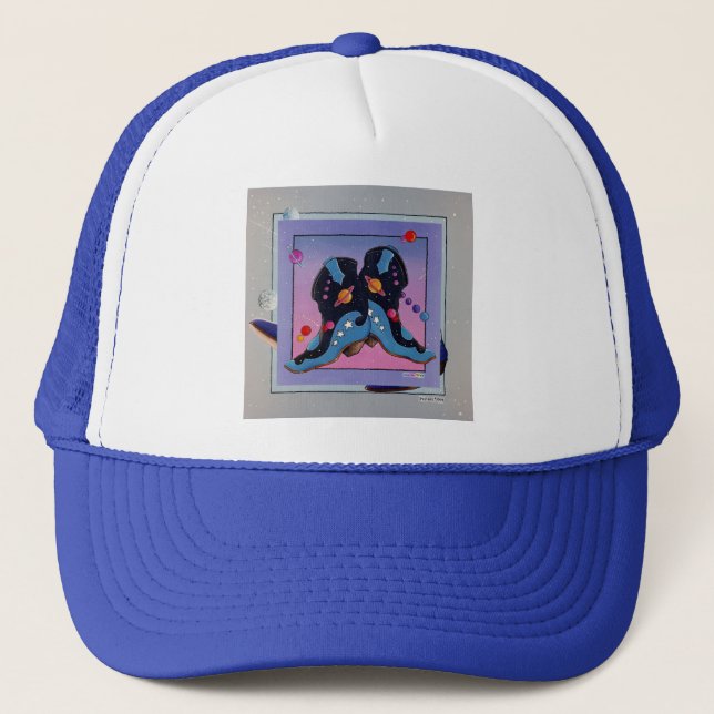 Hat, Cap - Electric Slide Cowboy Boots (Front)