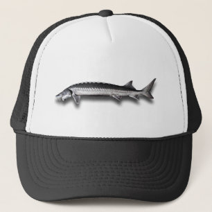 Hat/Cap - STURGEON-WHITE-REAL Trucker Hat