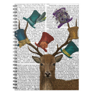 Hat Collector Deer Notebook