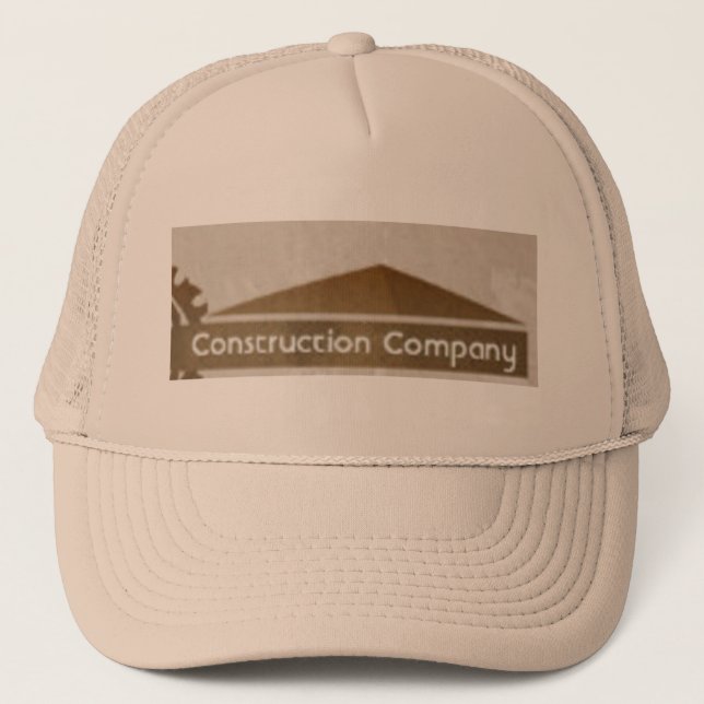 HAT CONSTRUCTION HAT BEIGE CUSTOMIZE (Front)