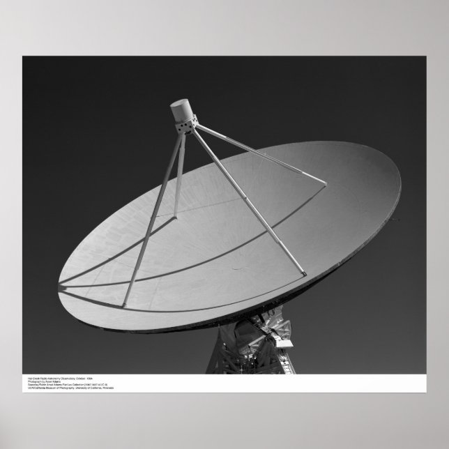 Hat Creek Radio Astronomy Observatory Poster (Front)
