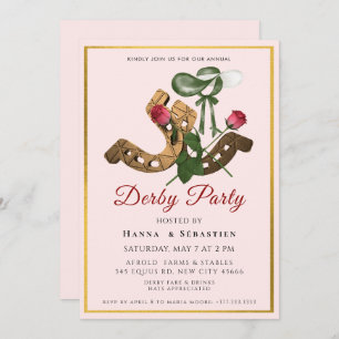 Hat Derby Party Invitation