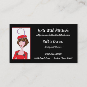 Hat Designer/ Millinery Business Cards