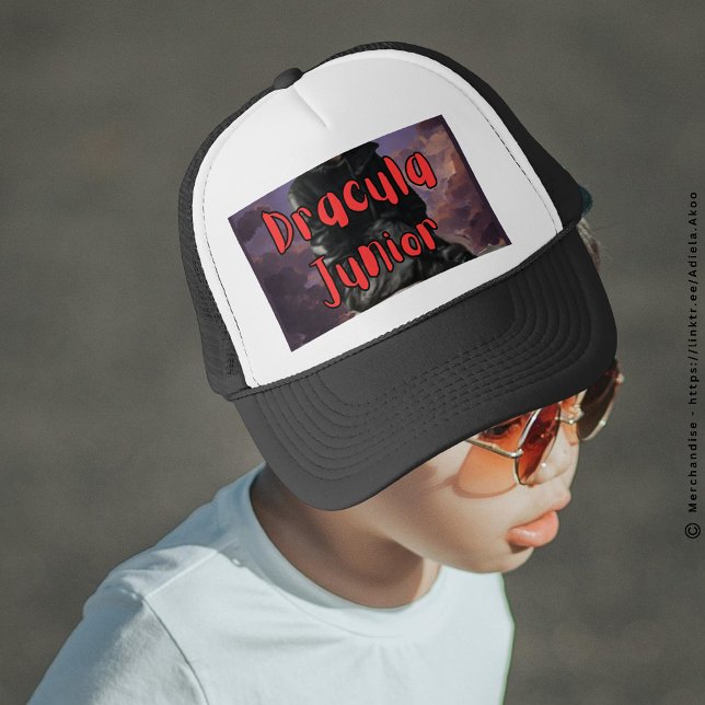 Hat - Dracula Junior designed by Poet Adiela Akoo (DJ Cap designed by Poet Adiela Akoo. Browse my store now 4 more interesting finds & gr8t gift ideas )