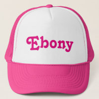 Hat Ebony
